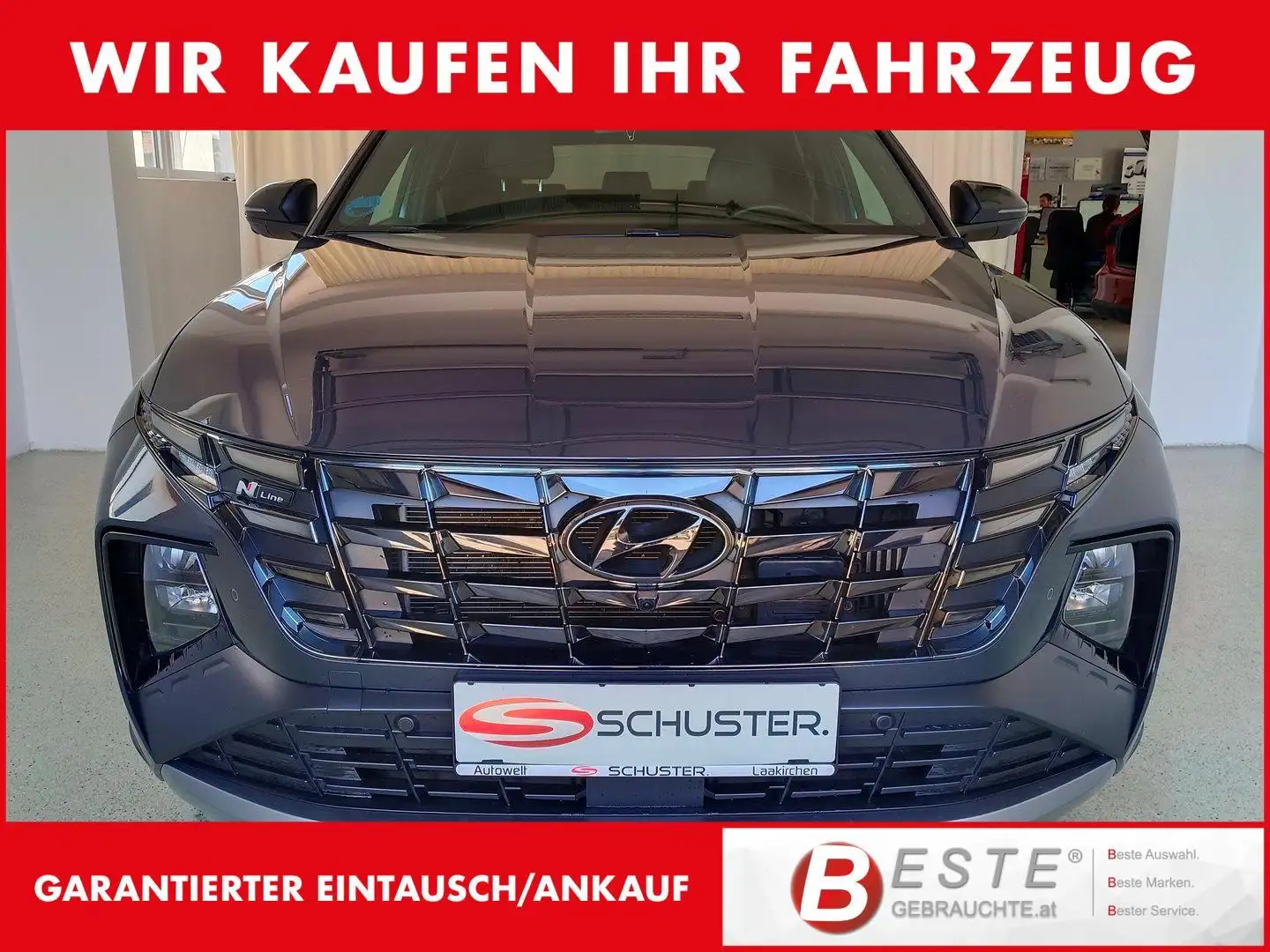 Hyundai TUCSON Tucson 1,6 T-GDI Plug-In Hybrid 4WD N-Line Grau - 1
