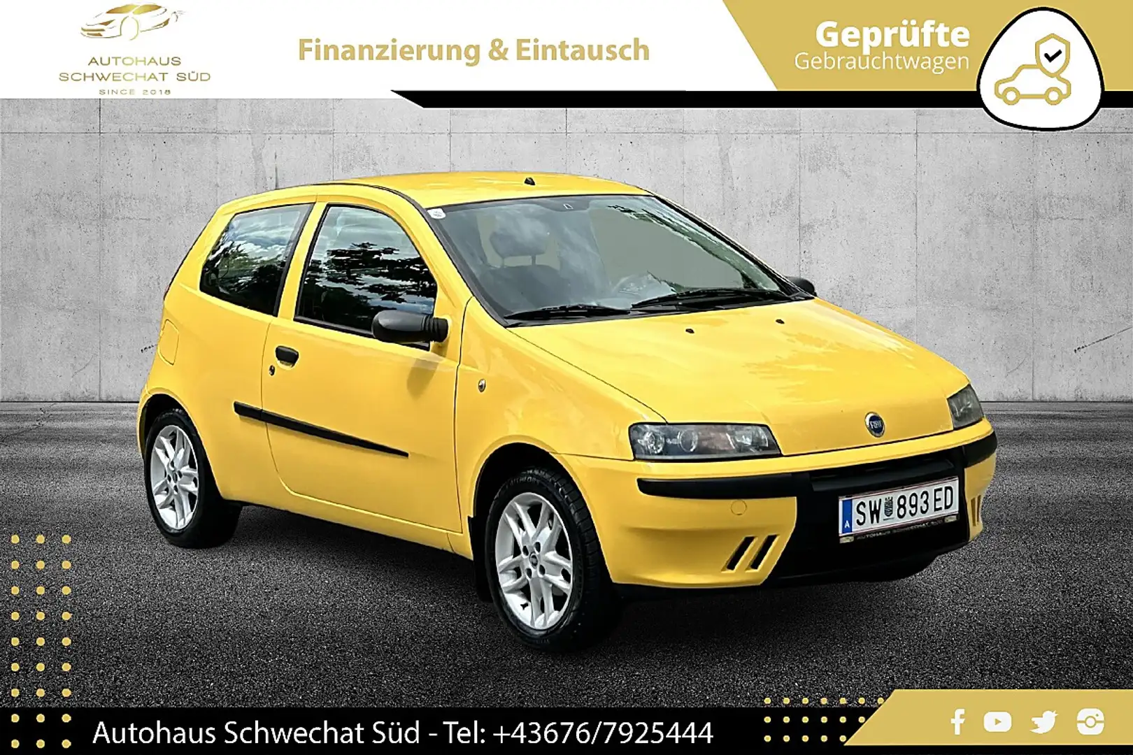 Fiat Punto 1,2 Dynamic // FORMULA-EDITION // SONDERMODELL ... Gelb - 1