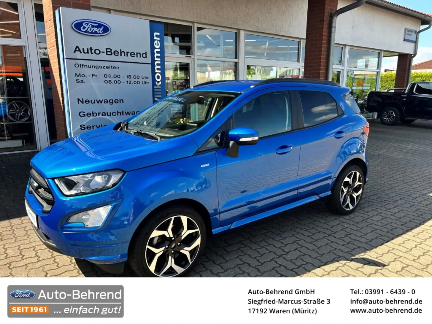Ford EcoSport ST-Line Navi Kamera Teilleder Blauw - 1