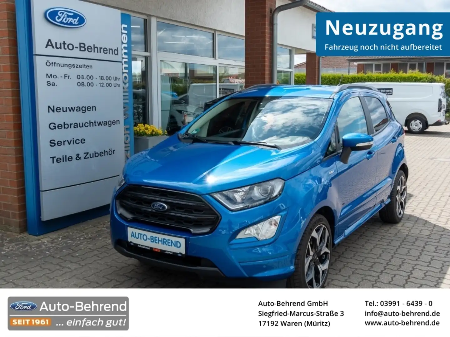 Ford EcoSport ST-Line Navi Kamera Teilleder Azul - 1