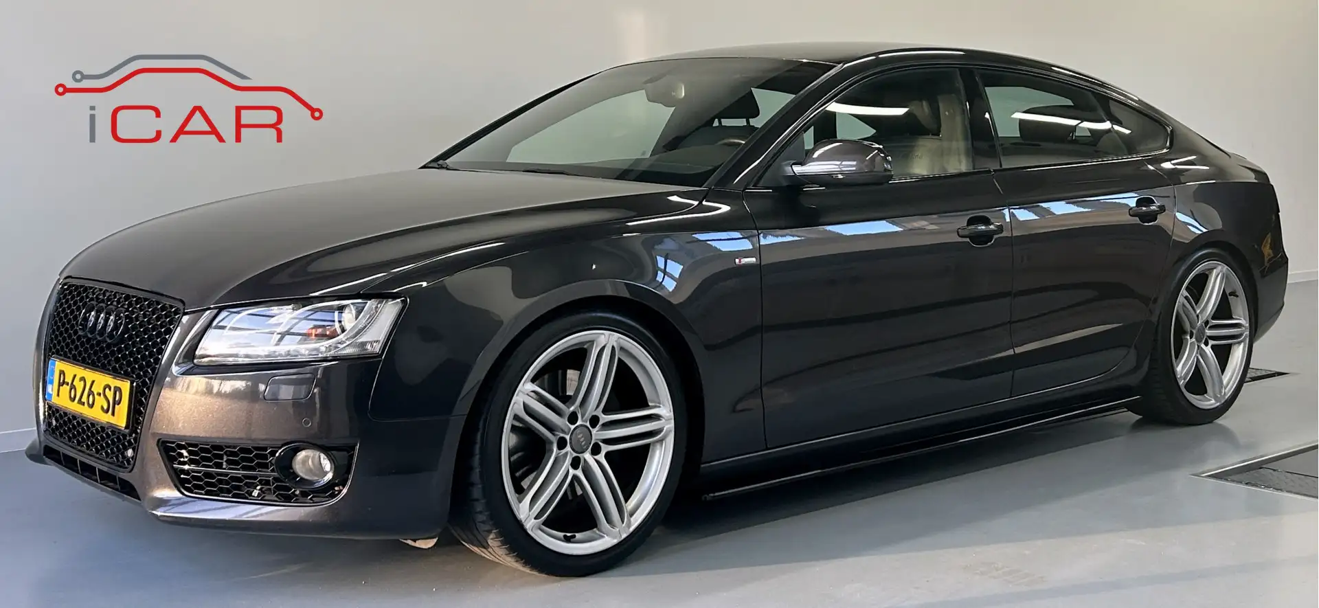 Audi A5 Sportback 2.0 TFSI S Line Navi-Xenon-Cruise 19 inc Grijs - 1