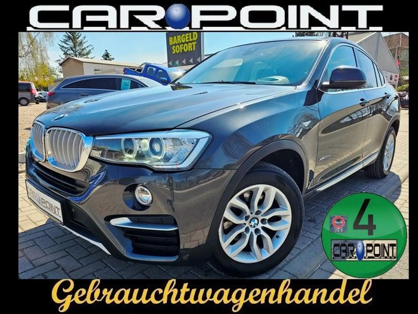 BMW X4 xDrive 30 d HUD RFK Leder LED AHK X-Line Grau - 1
