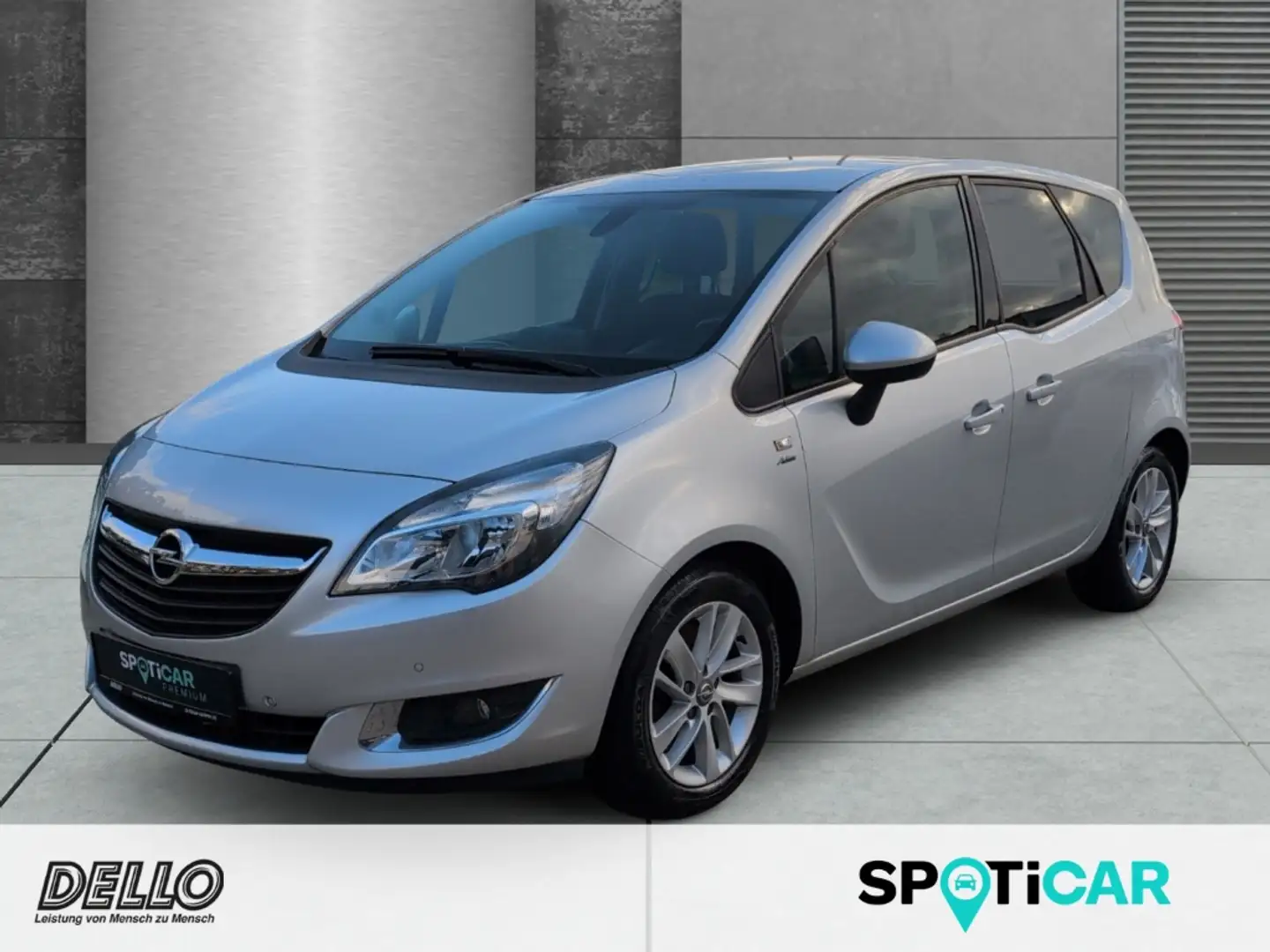 Opel Meriva 1.4 Active AHK-abnehmbar Mehrzonenklima Ambientebe Silber - 1