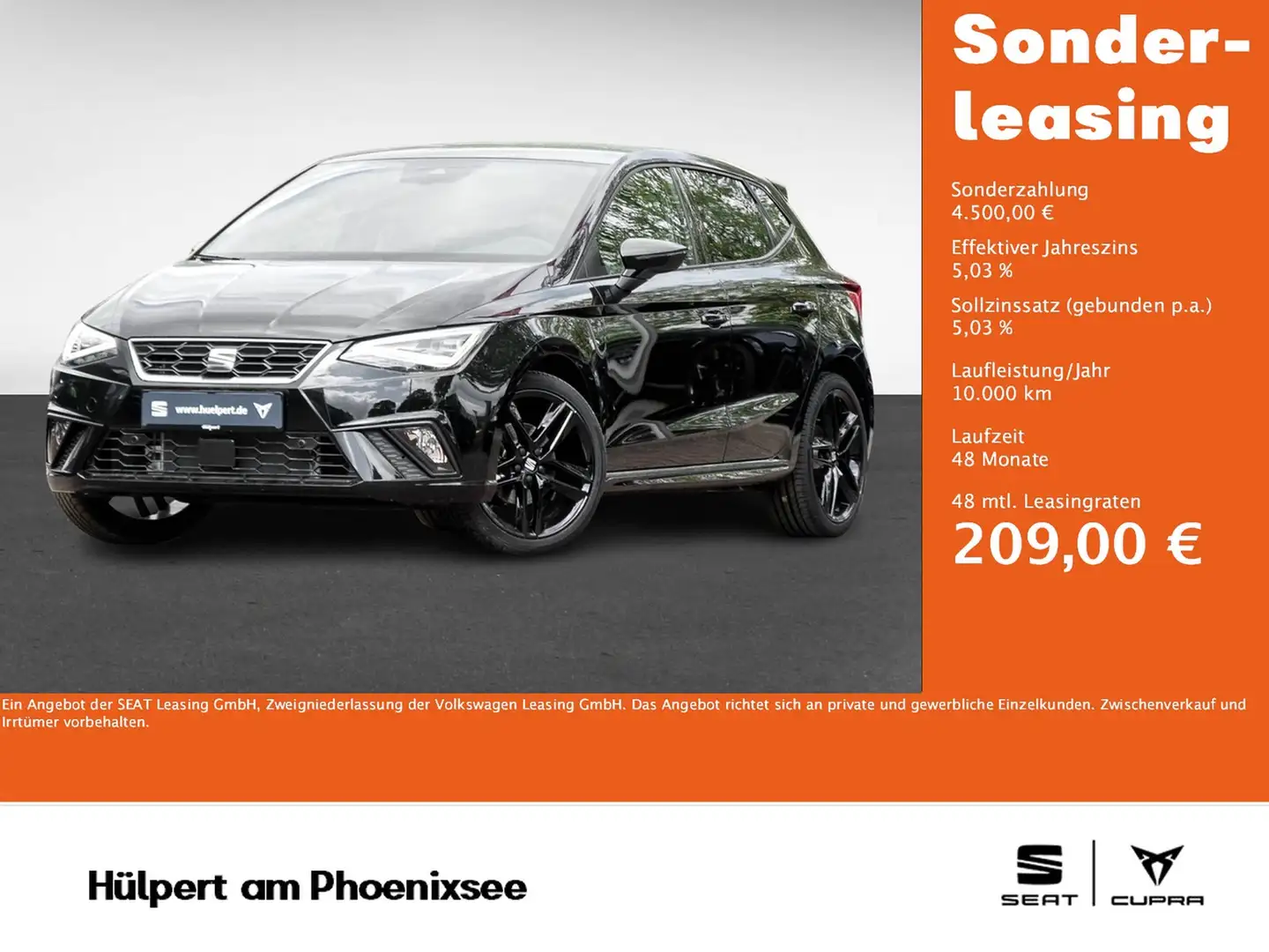 SEAT Ibiza 1.0 FR BLACK EDITION DSG SHZ PDC RFK KESSY Noir - 1