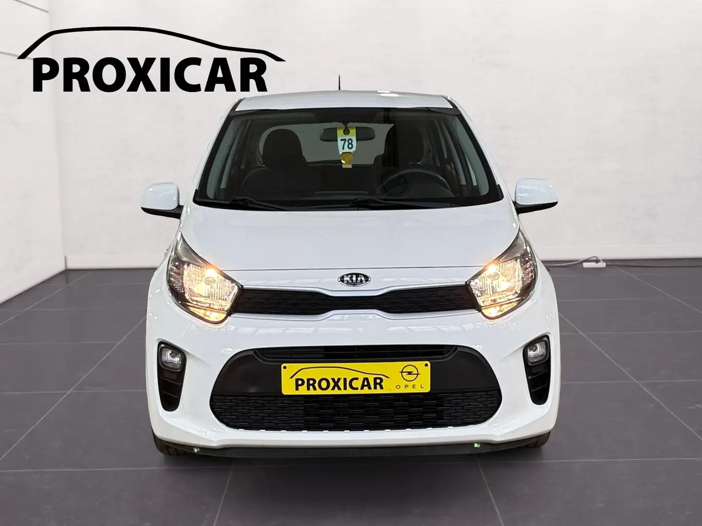 Kia Picanto 1.0i 67cv Blanc Cruise*Airco*Bluetooth Blanc - 2