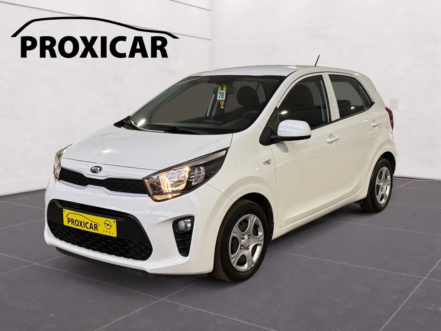 Kia Picanto 1.0i 67cv Blanc Cruise*Airco*Bluetooth Blanc - 1
