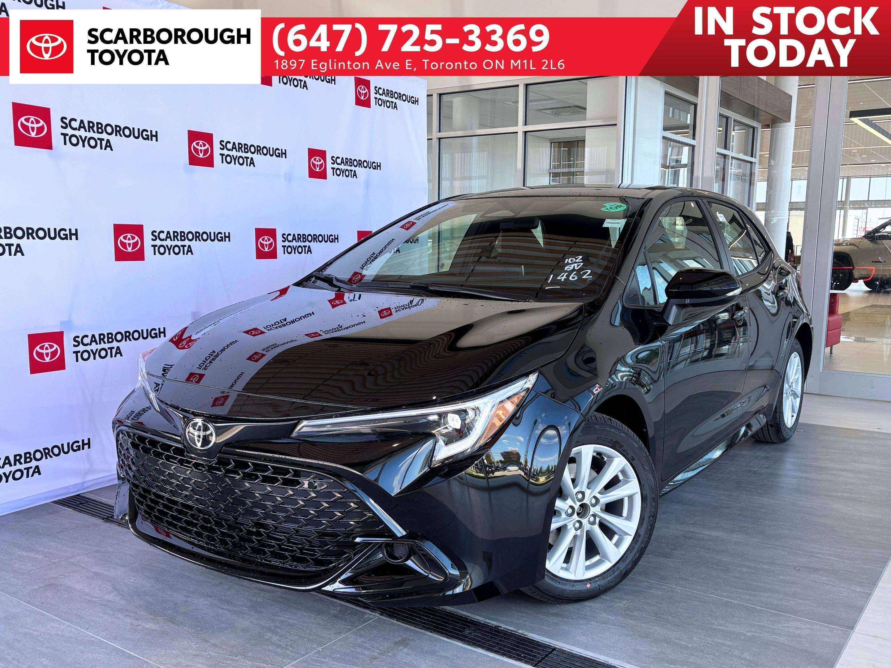 Black 2027 Toyota Corolla Hatchback   Automatic