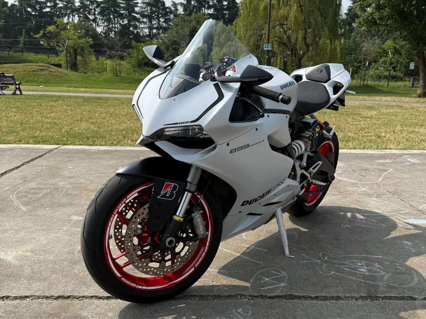 Ducati 899 Panigale Blanc - 1