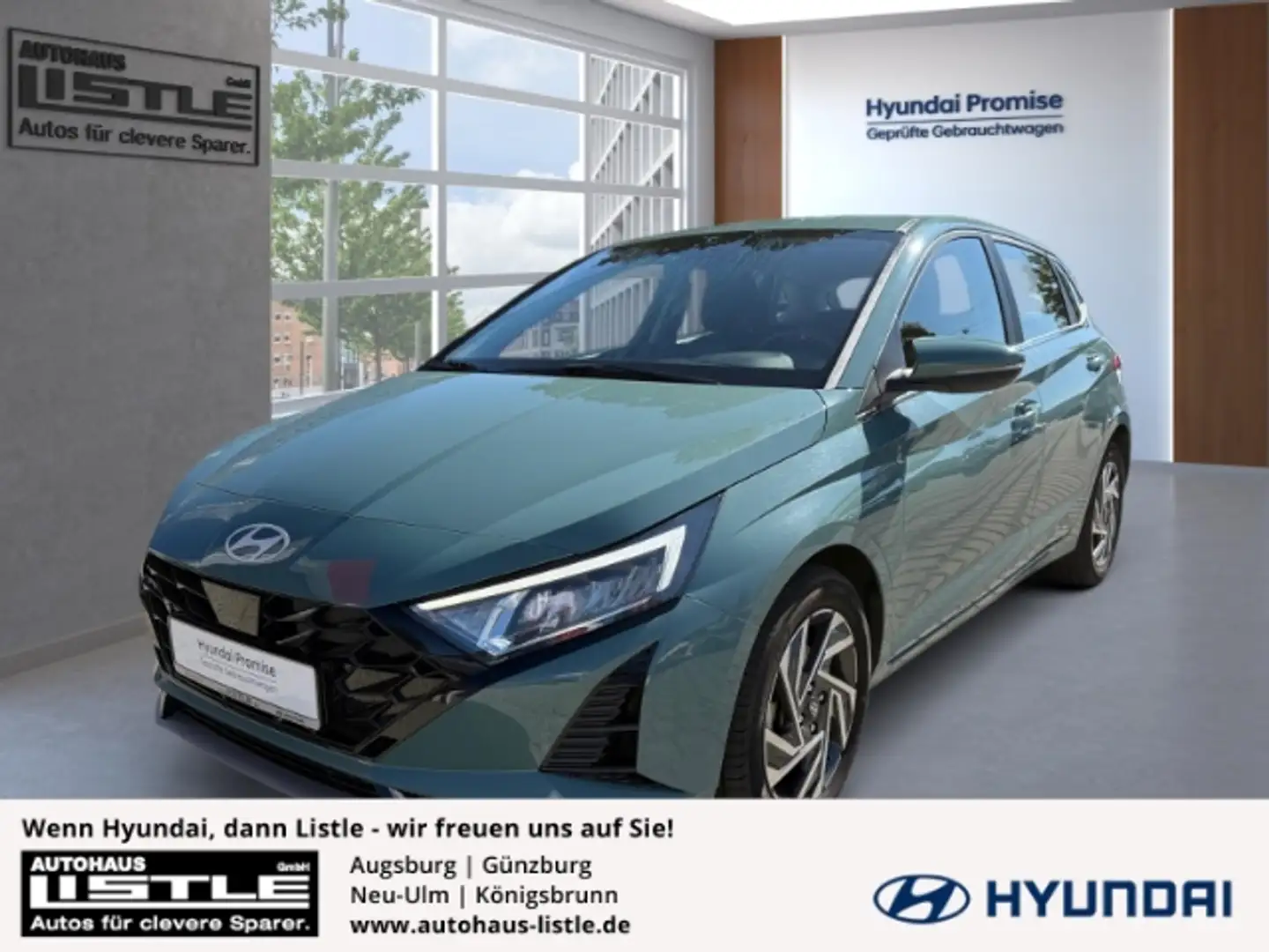Hyundai i20 Advanced 1.0 T-GDI +CARPLAY+TEMPOMAT+SHZ+RFK+KLIMA Verde - 1