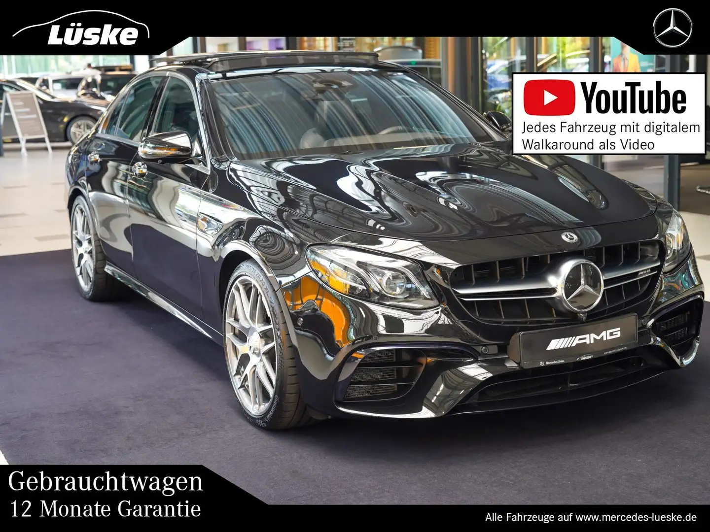 Mercedes-Benz E 63 AMG E 63 AMG 4M+ Carbon Schmiederäder Massage HeadUp Schwarz - 1