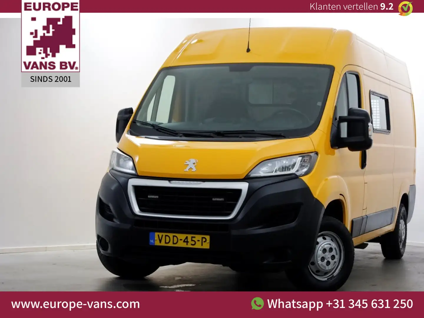 Peugeot Boxer 335 2.0 BlueHDI 130pk E6 L2H2 Premium Airco 10-201 Gelb - 1