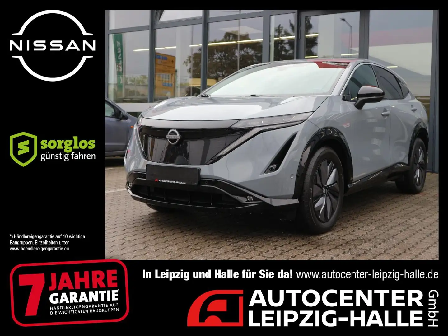 Nissan Ariya (87kWh|22kW-OBC) Evolve Pack Panorama Grau - 1
