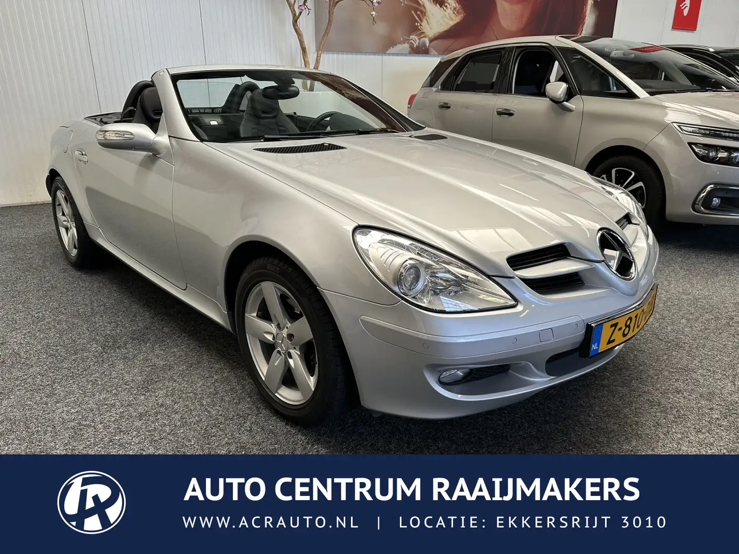 Mercedes-Benz SLK 200 KOMPRESSOR LEDER NAVIGATIE CRUISE CONTROL CLIMATE Grijs - 1