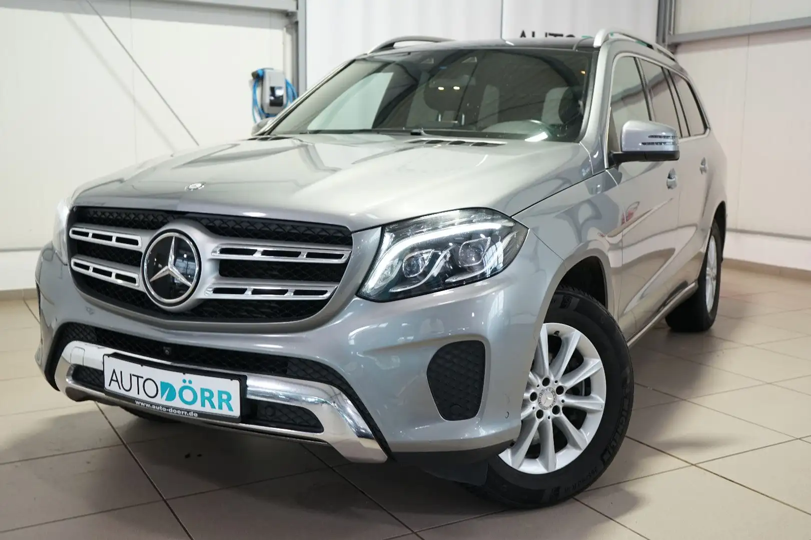 Mercedes-Benz GLS 350 d 4M Standhz+AHK+Distronic+Harman Kardon Silber - 1