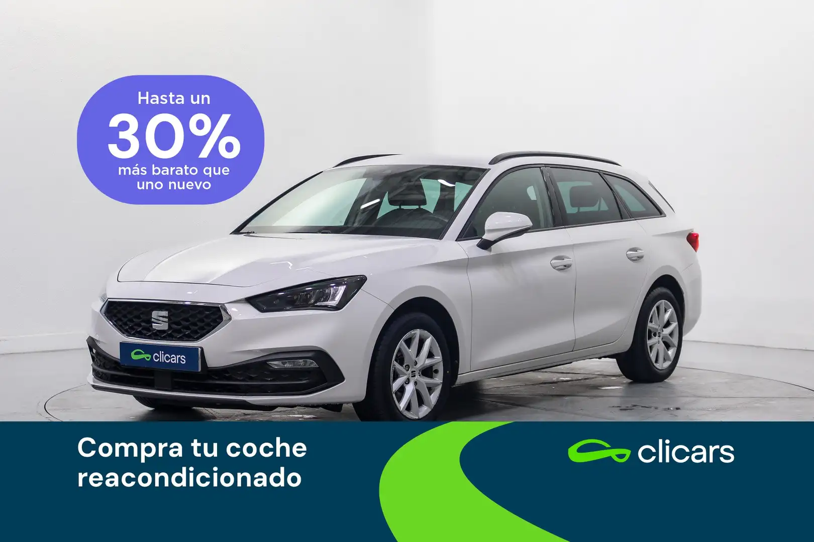 SEAT Leon ST 2.0TDI CR S&S Style 115 Blanco - 1