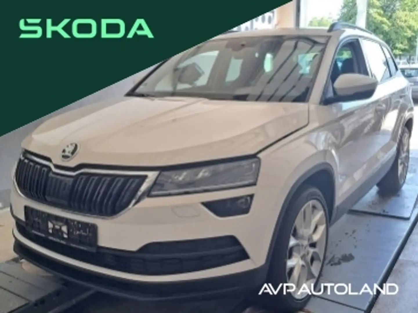 Skoda Karoq 2.0 TDI DSG 4x4 Style | NAVI | LED | Weiß - 1