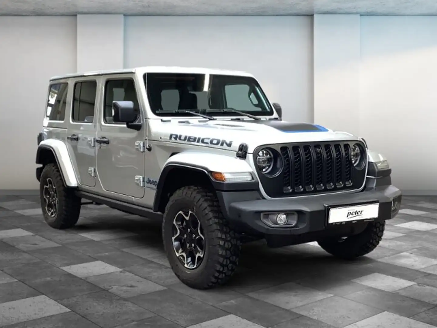 Jeep Wrangler Wrangler Unlimited 2.0l Plug-In Hybrid Rubicon Argento - 2