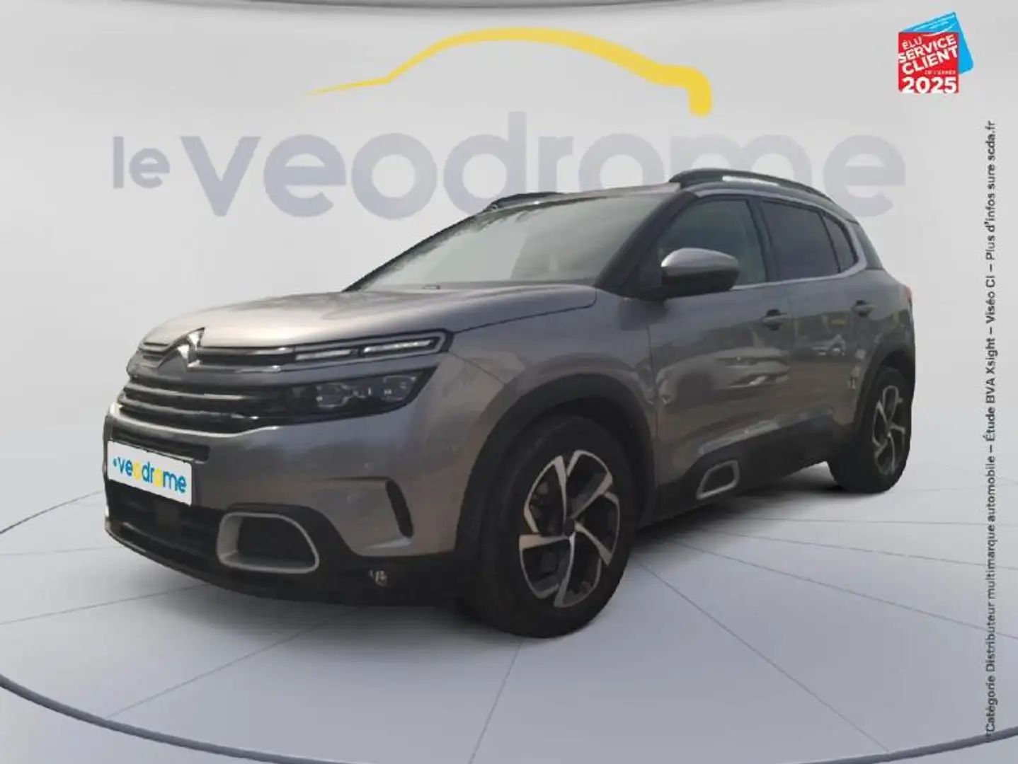 Citroen C5 Aircross BlueHDi 130ch S/S Shine Sieges chauf GPS Camera Carplay Gris - 1