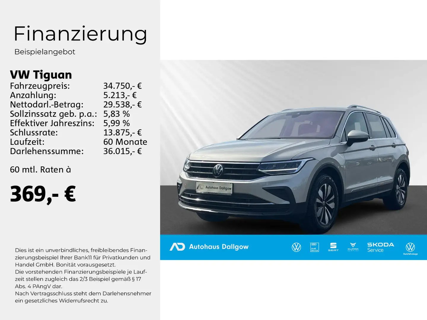 Volkswagen Tiguan 1.5 TSI Move OPF Silber - 2