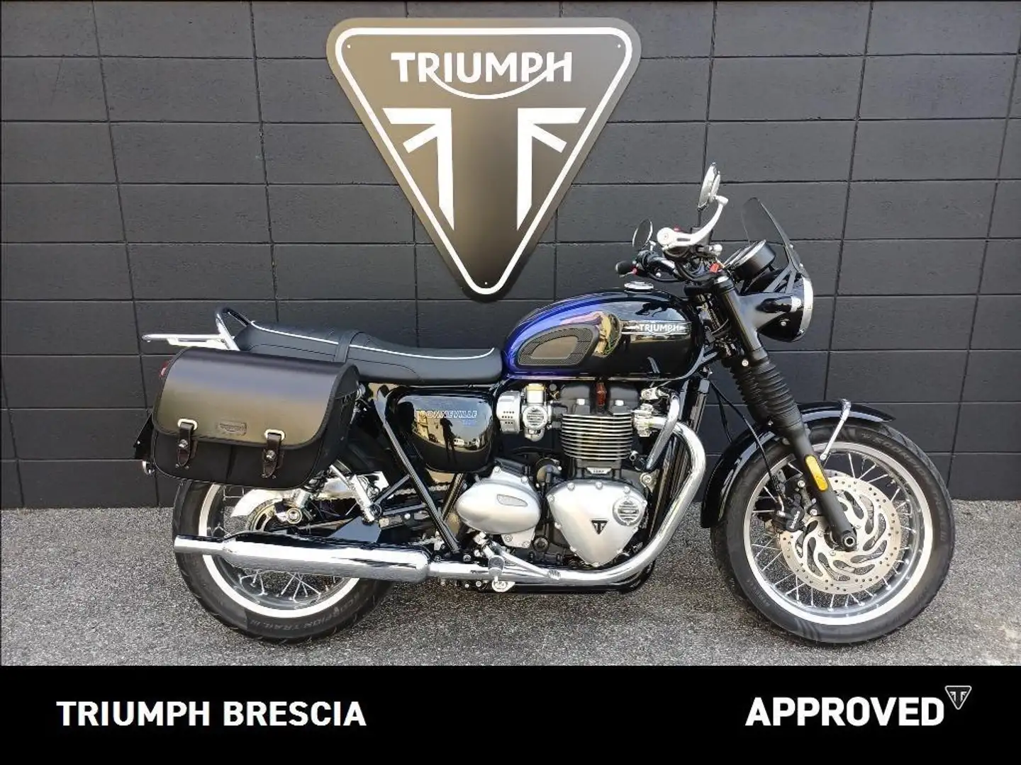 Triumph Bonneville T120 Stealth Edition Abs E5 Blu/Azzurro - 1