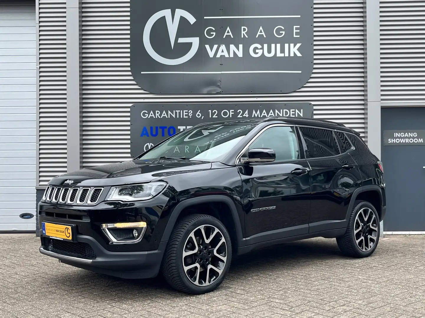 Jeep Compass 1.4 MultiAir Limited 4x4 170PK Automaat,PanoDak,Na Schwarz - 1