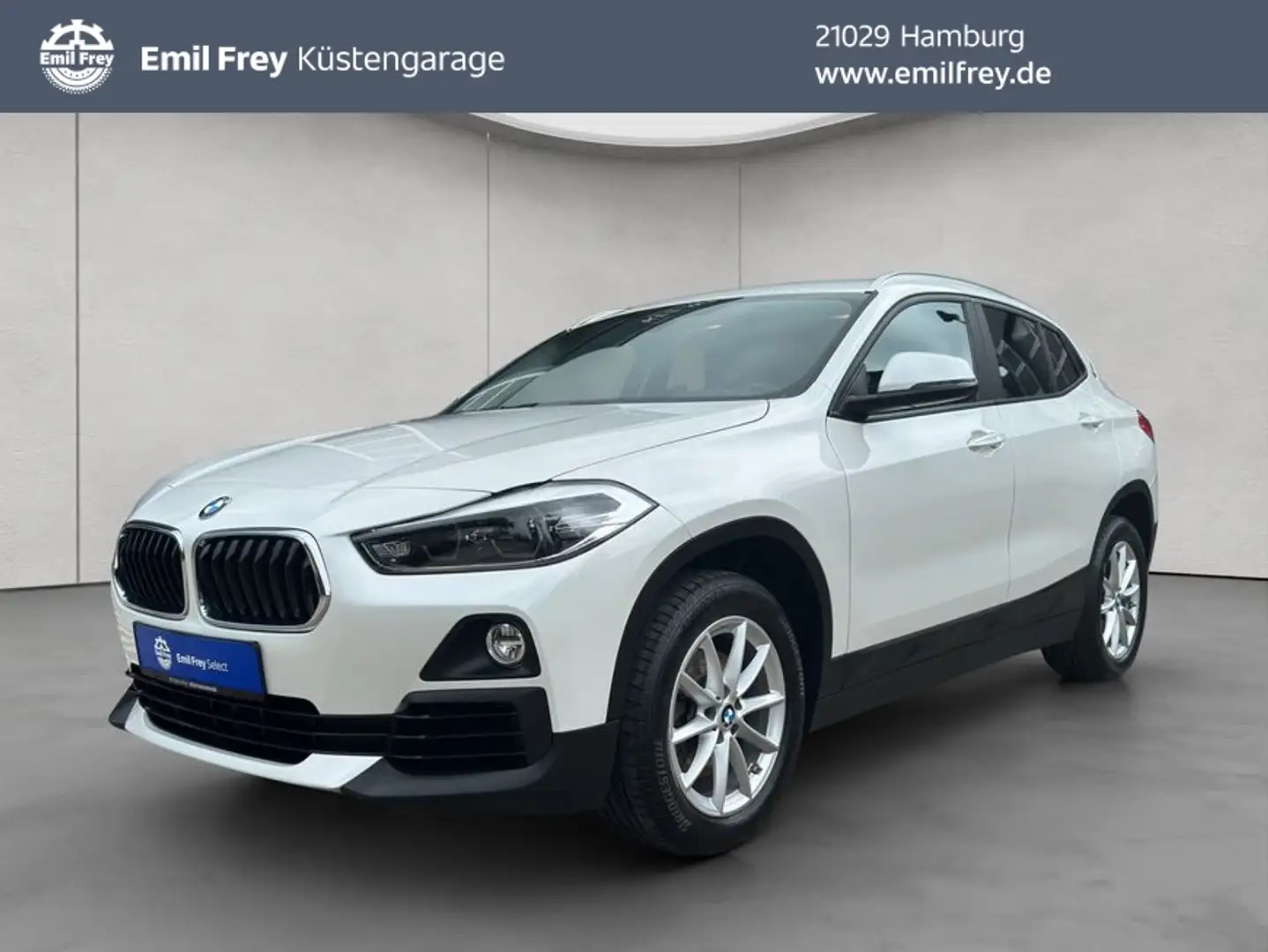 BMW X2 18i sDrive Advantage AHK GRA PDC EL.-HECKKL. Blanc - 1