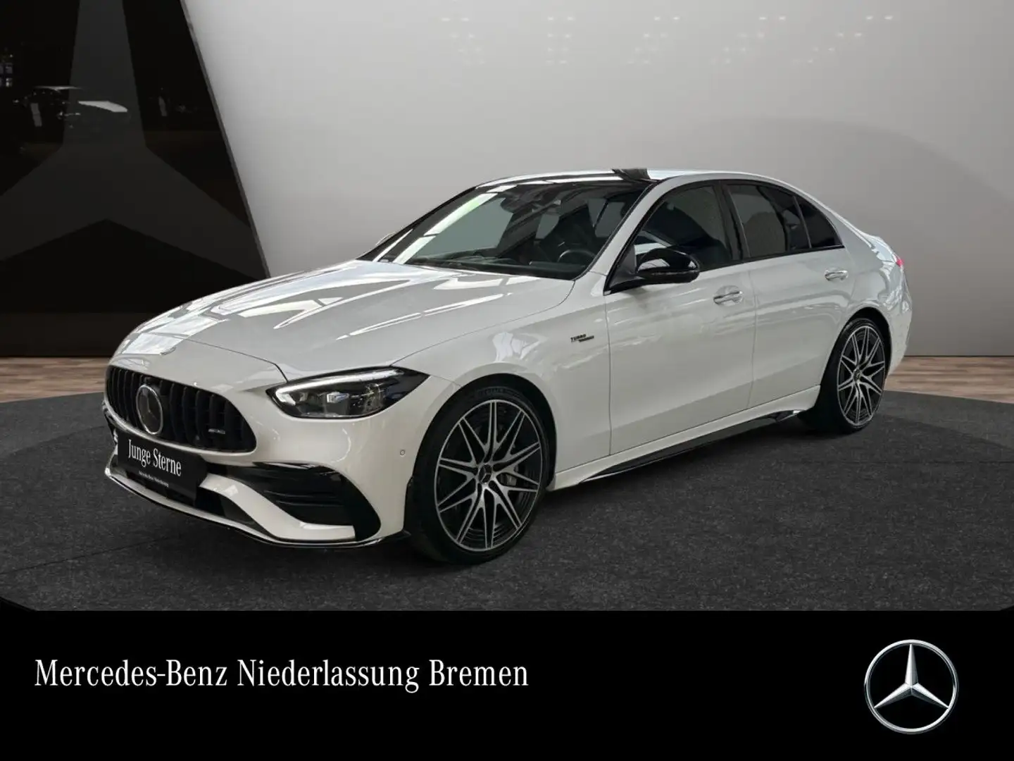 Mercedes-Benz C 43 AMG C 43 4M NIGHT+PANO+BURMESTER+PERFSITZE+KEYLESS+9G Weiß - 1