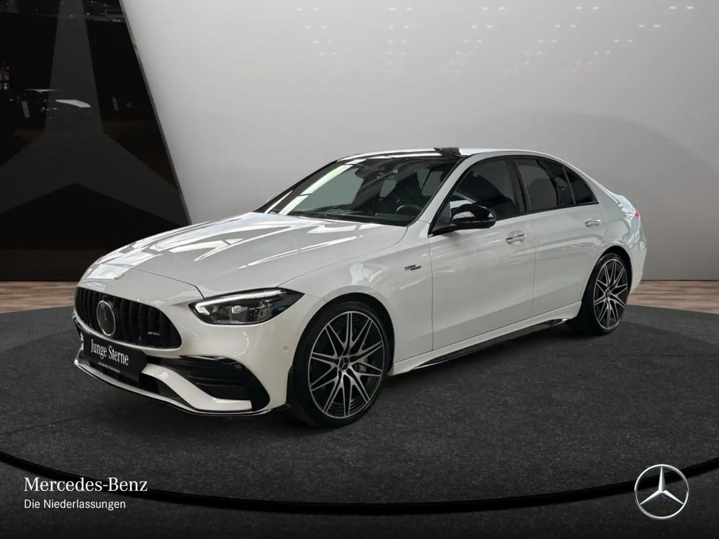 Mercedes-Benz C 43 AMG C 43 4M NIGHT+PANO+BURMESTER+PERFSITZE+KEYLESS+9G Weiß - 2