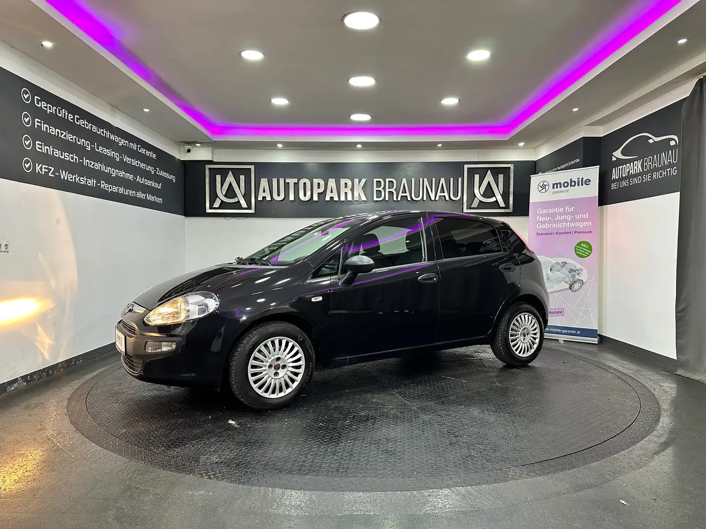 Fiat Punto Active 1.4 *WENIG-KM*KLIMA* Schwarz - 2