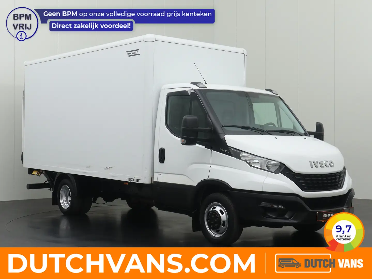Iveco Daily 35C16 Bakwagen+Laadklep | Airco | 3-Persoons | 750 Wit - 1
