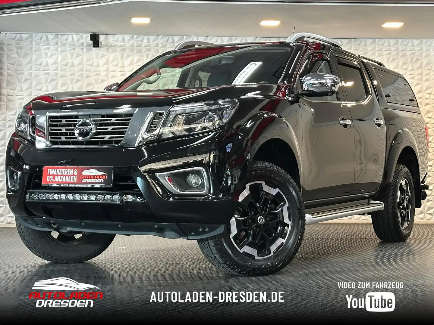 Nissan Navara 2.3dCi TEKNA DOKA 4x4* LED#SHZ#AHK#NAVI Noir - 1