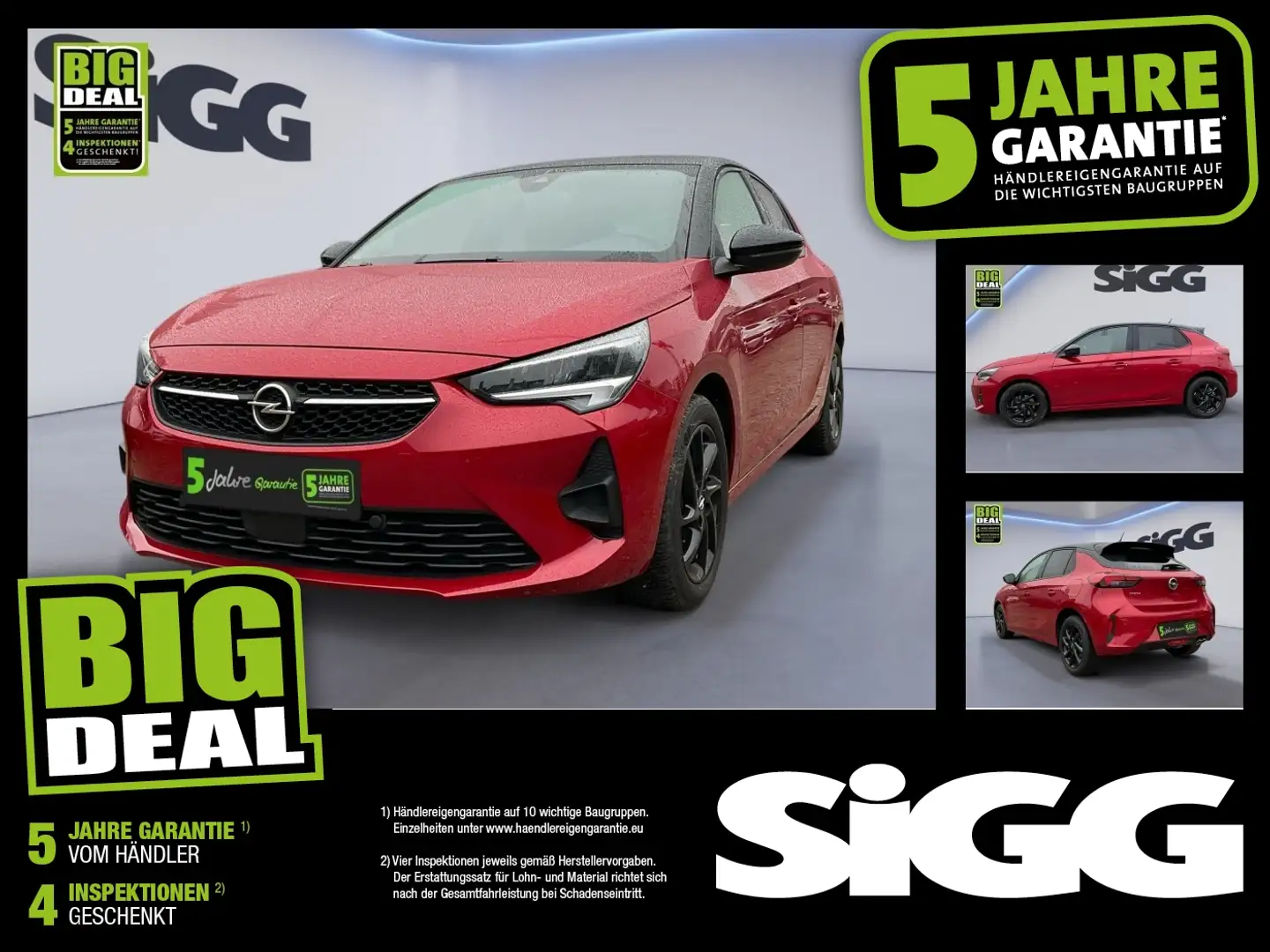 Opel Corsa F 1.2 GS Line AUT DynLicht Kam. LED Rot - 1