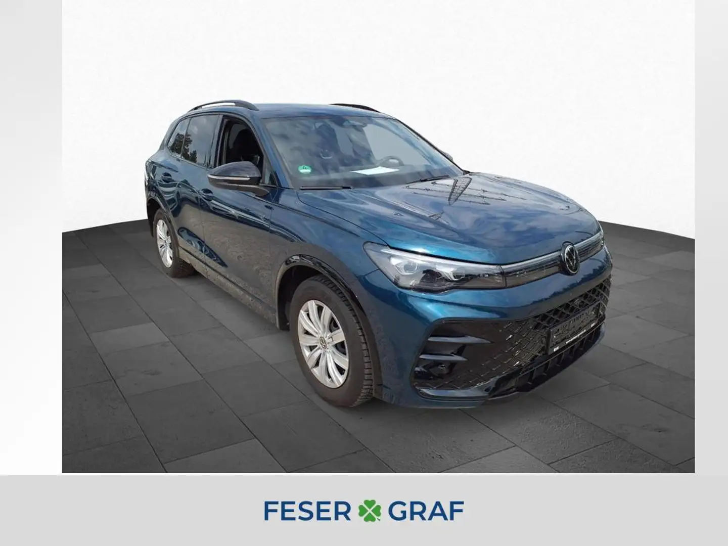 Volkswagen Tiguan 1.5 eTSI DSG R-LINE BLACK AHK HD-MATIX Blau - 1