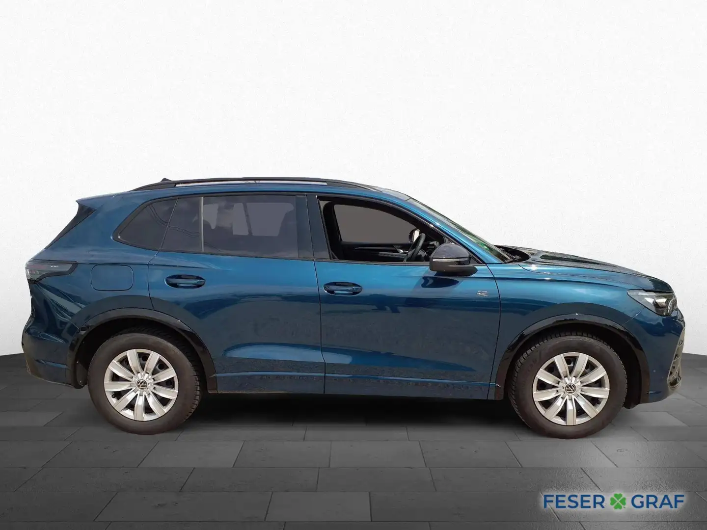Volkswagen Tiguan 1.5 eTSI DSG R-LINE BLACK AHK HD-MATIX Blau - 2