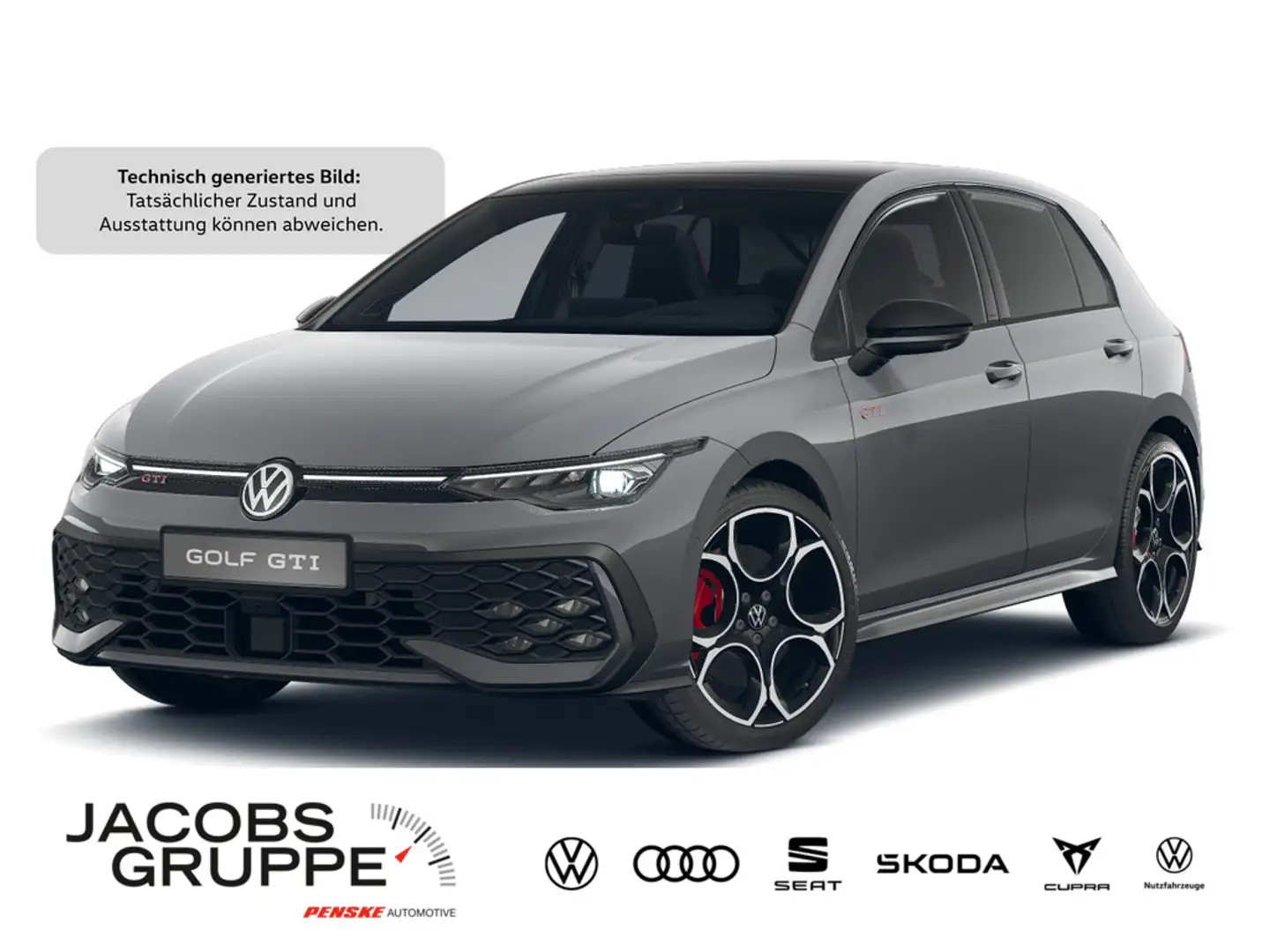 Volkswagen Golf VIII 2.0 TSI GTI "Black Style" DSG,Navi, Grau - 1