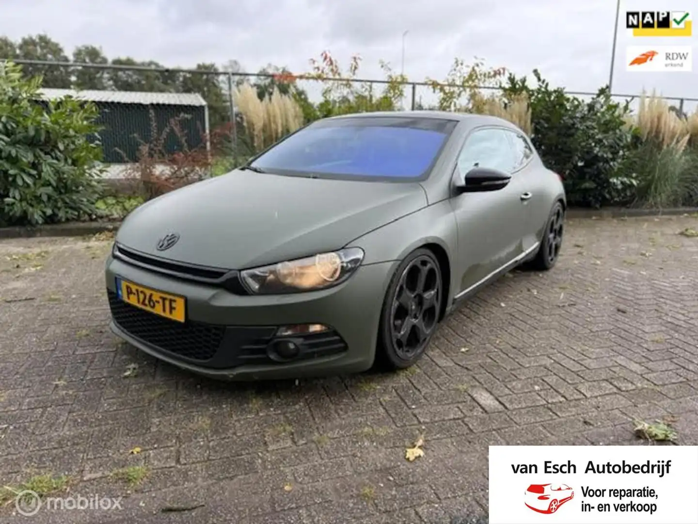 Volkswagen Scirocco 1.4 TSI I airco I mat groen gewrapt I 6 versnellin Groen - 2