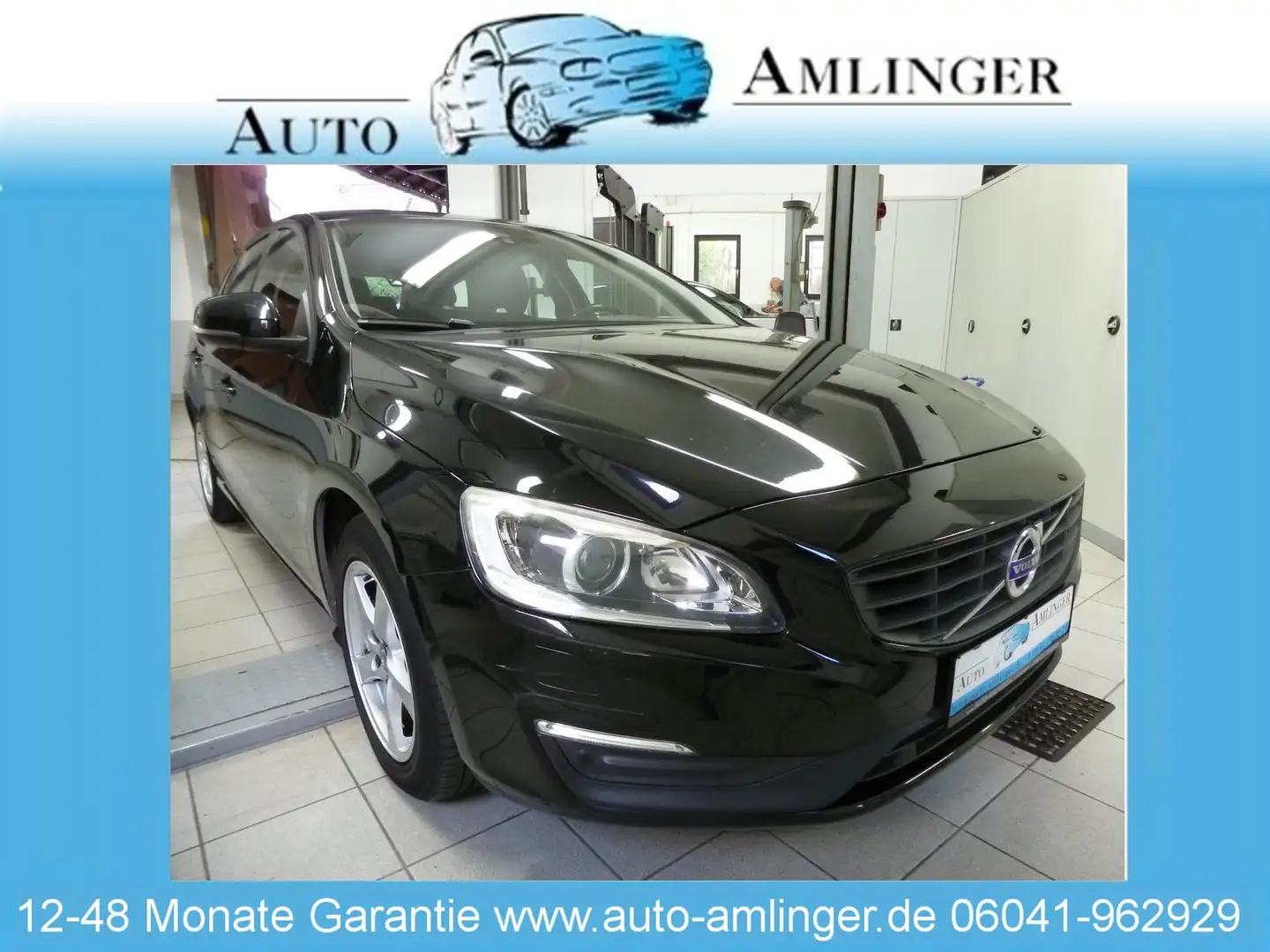 Volvo V60 Kinetic 2.Hand Scheckheft 24Mo.Garantie TOP! Schwarz - 1