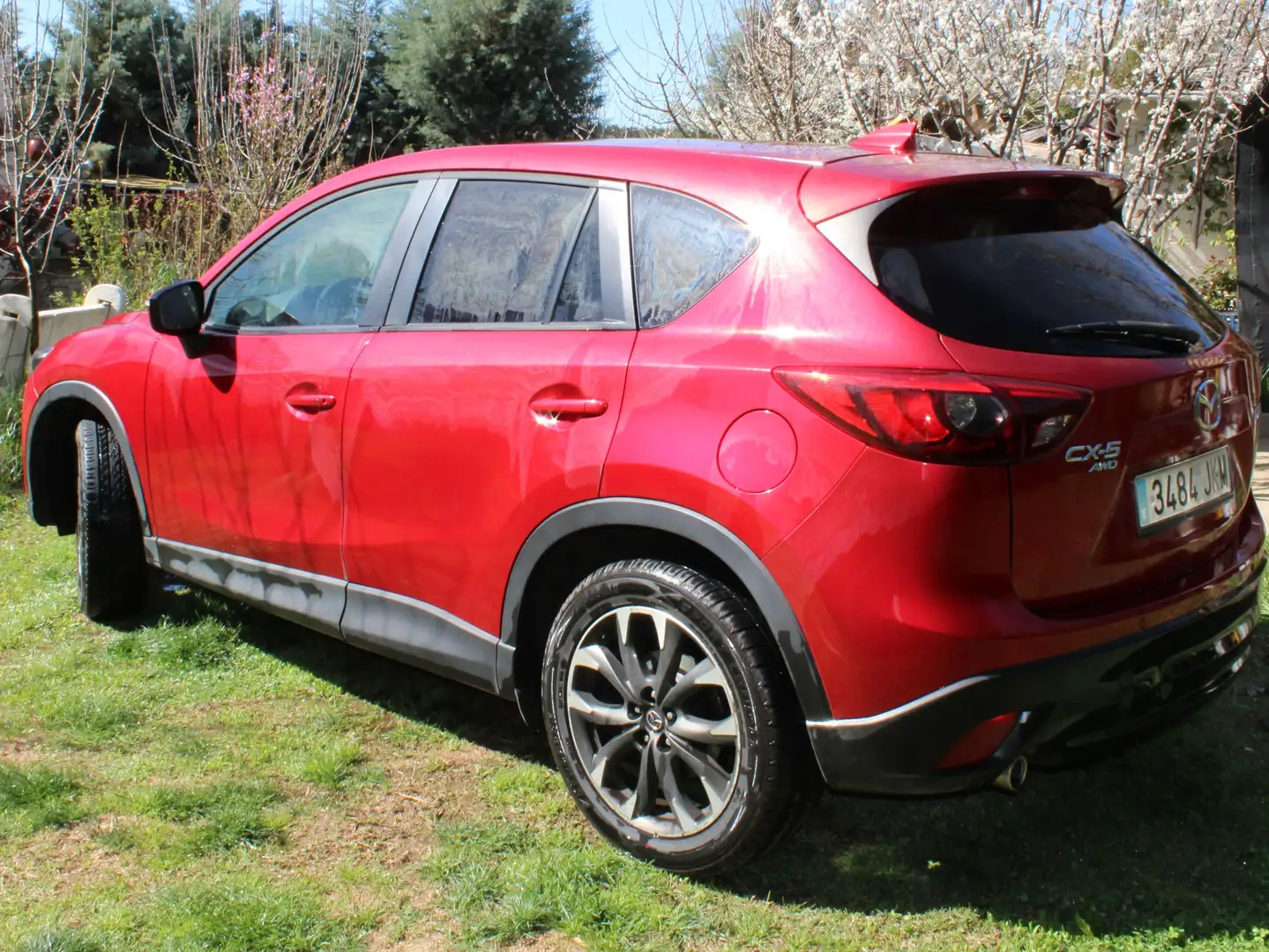 Mazda CX-5 CX-5 2.2DE Lux. Prem.neg5 Pack Premium (Cuero negro) Pack Travel Techo solar Rojo - 1