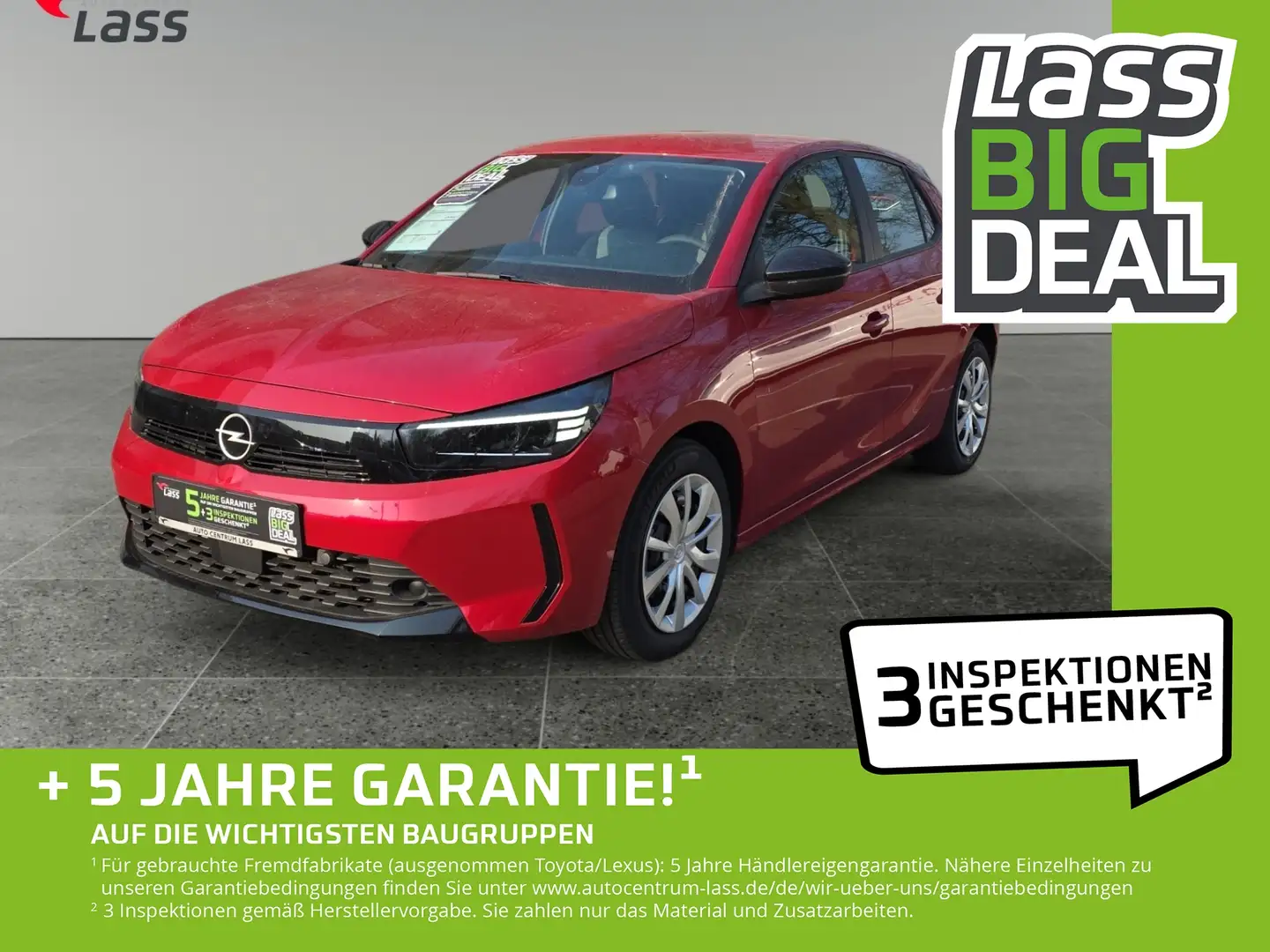 Opel Corsa F 1.2 Turbo Klima, Tempomat, Automatik Rouge - 1