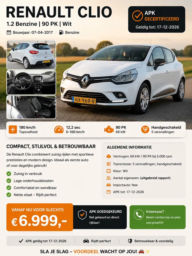 Reliant Sonstige Clio Weiß - 1
