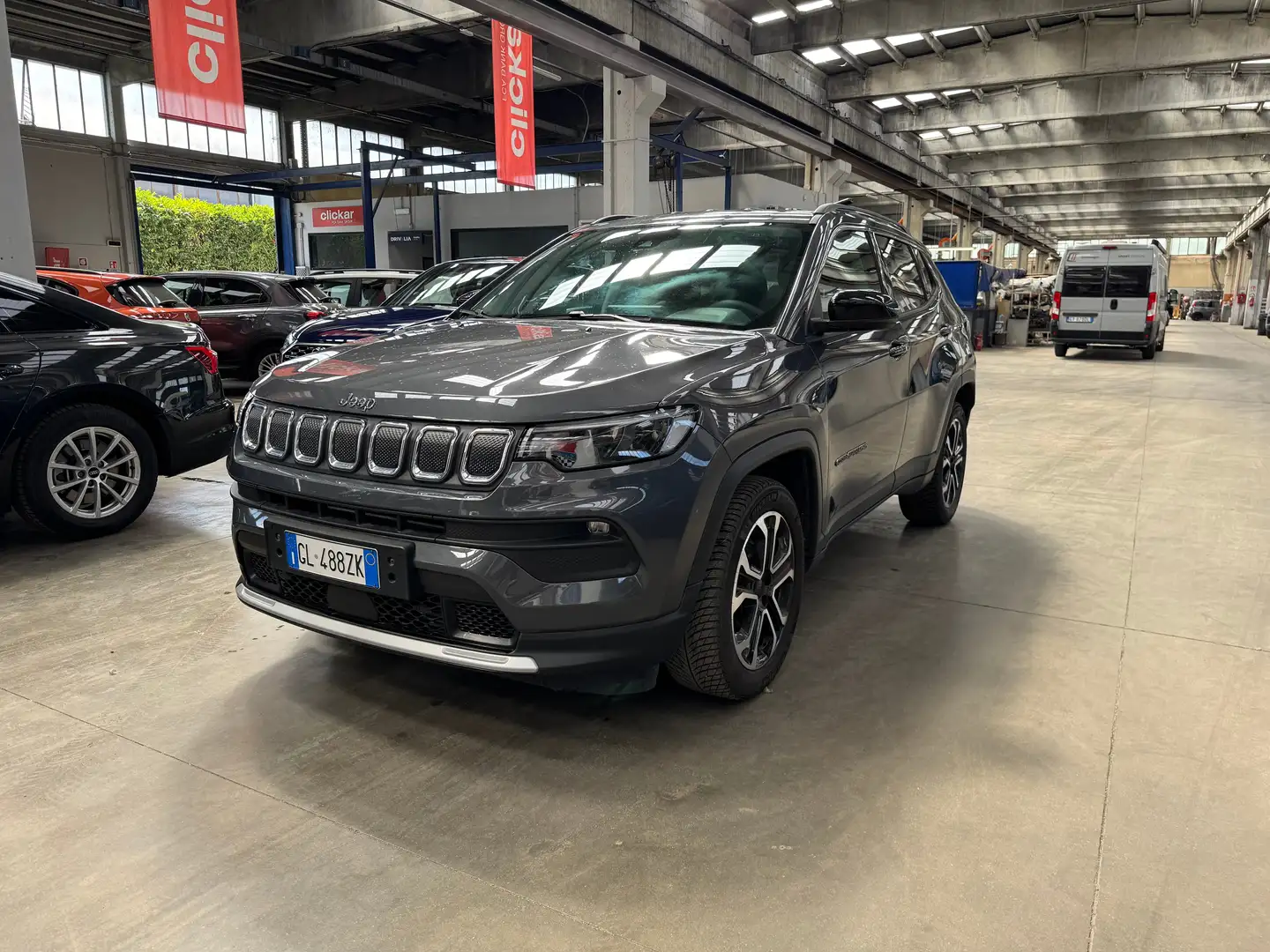 Jeep Compass Compass II 2021 1.6 mjt Limited 2wd 130cv Grigio - 1