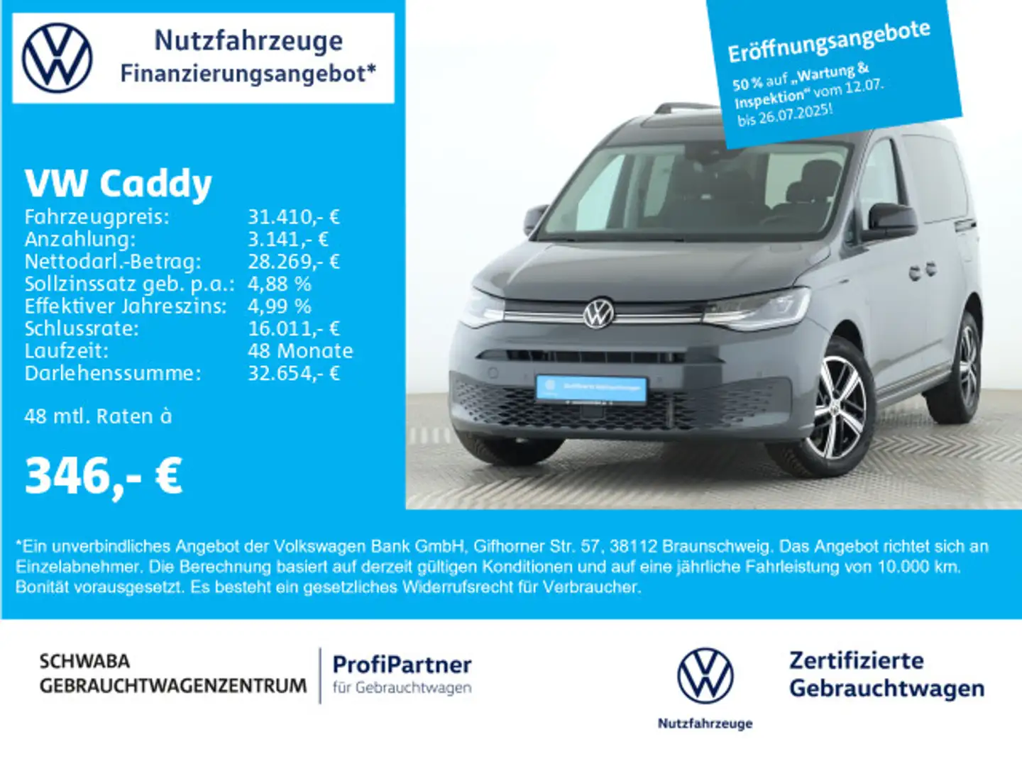 Volkswagen Caddy Dark Label 2.0 TDI *LED*NAVI*AHK*17"* Šedá - 1