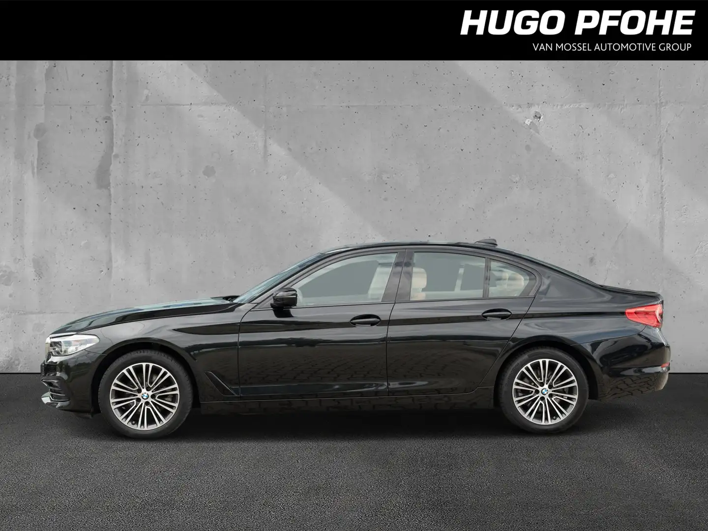 BMW 520 d Sport Line Zwart - 2