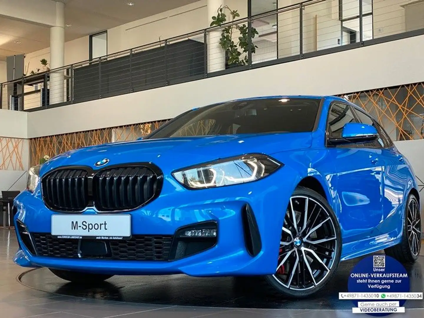 BMW 120 d xDr M-Sport Shadow CockpitProf M-Sitze 19" Blau - 1