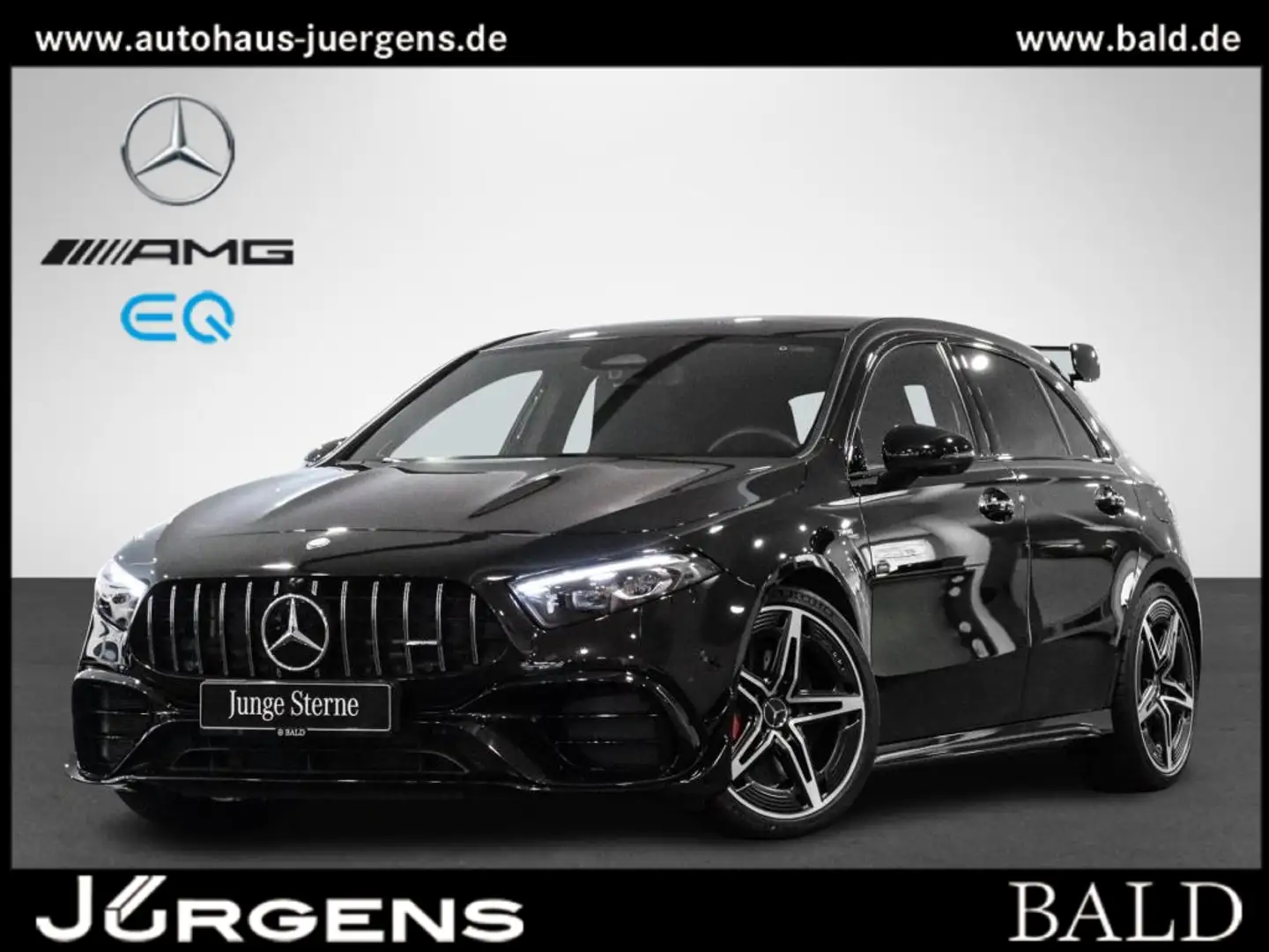 Mercedes-Benz A 45 AMG S 4M+ Premium+/Aero/Night/360/HUD/MLB Schwarz - 1