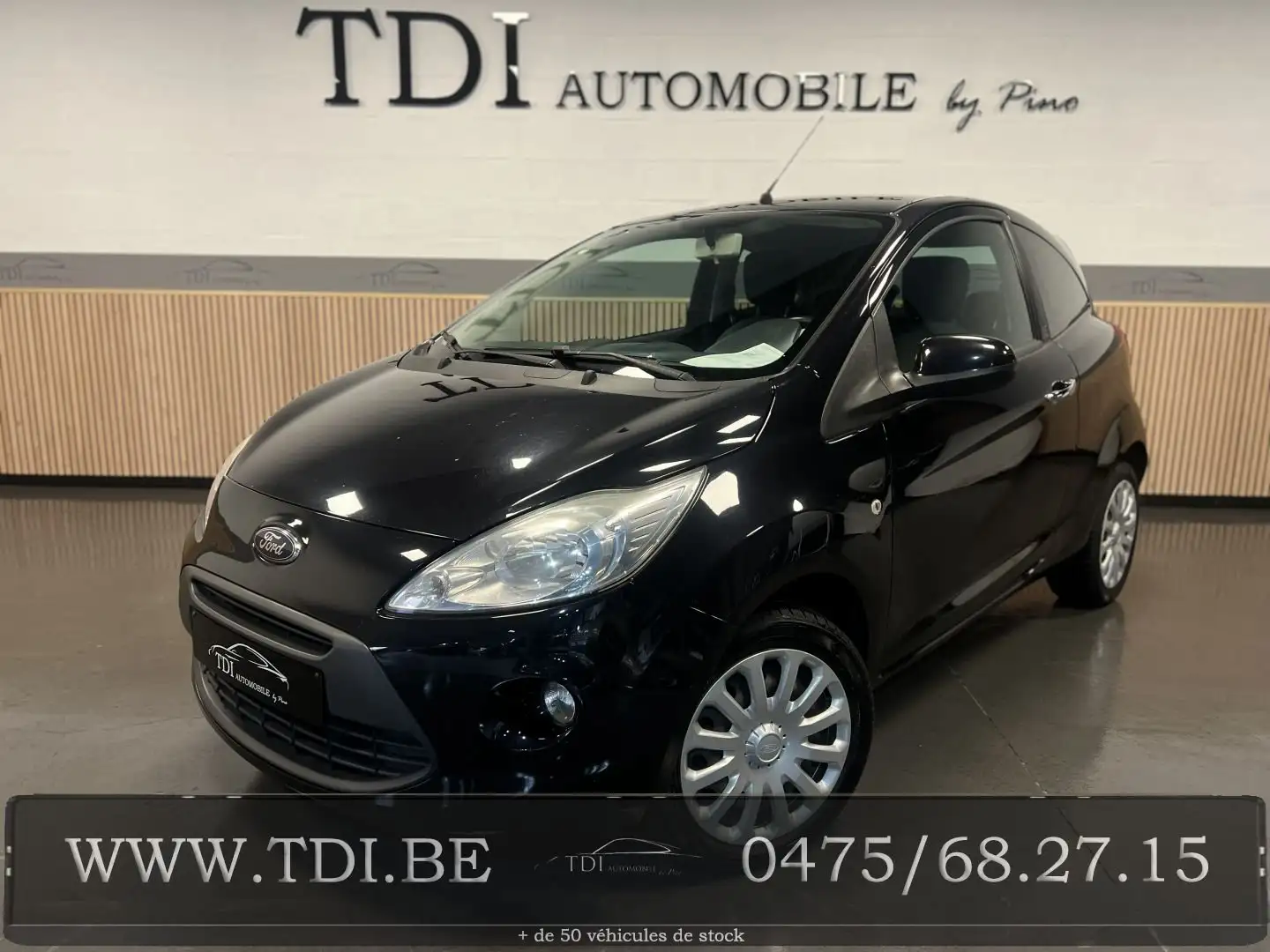 Ford Ka/Ka+ Ka 1.2i Ambiente*69cv*Airco*Carpass*Garantie*✔ Schwarz - 1