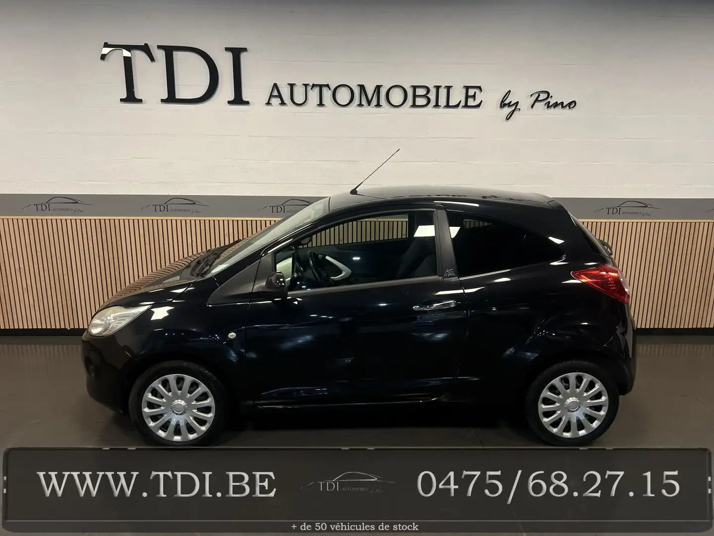 Ford Ka/Ka+ Ka 1.2i Ambiente*69cv*Airco*Carpass*Garantie*✔ Schwarz - 2