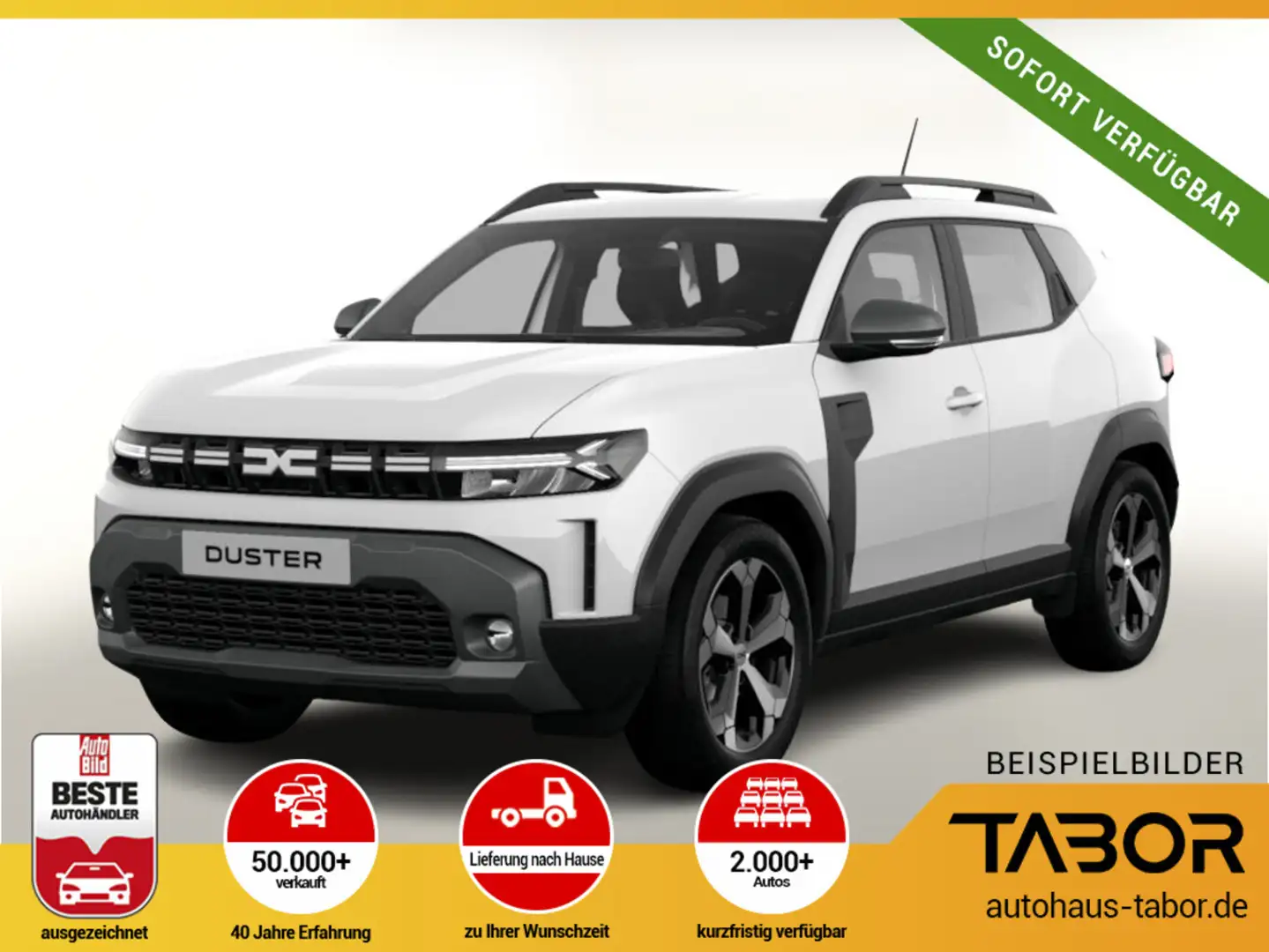 Dacia Duster Journey TCe 130 4x4 Kam PDC vo/hi SHZ PDC Weiß - 1