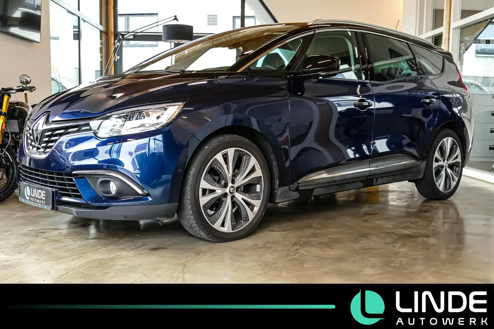 Renault Scenic Grand Intens |7-SITZER|AHK|NAVI|RFK|KLIMA Blau - 1