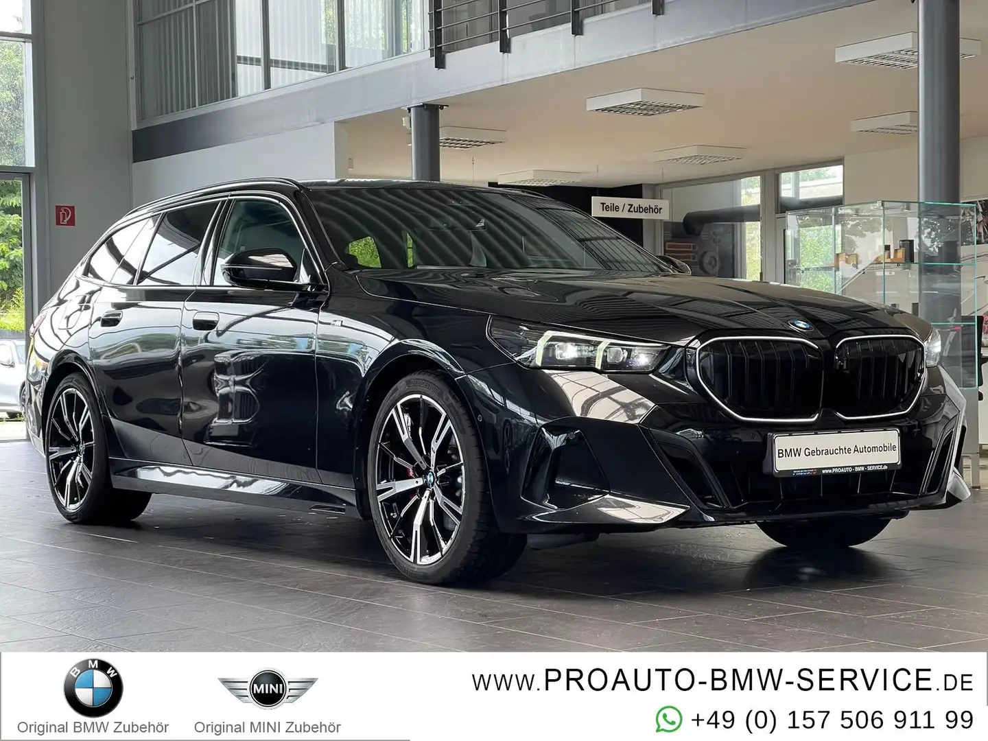 BMW 520 i Tour. M Sport Pro  ICONIC/360°/HUD/AHK/HK/20 Zwart - 1